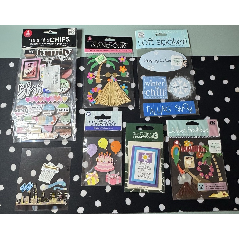 Scrapbooking Journaling Craft Letters Numbers Stickers Quotes Lot Over 50 Sheets - Picture 13 of 14